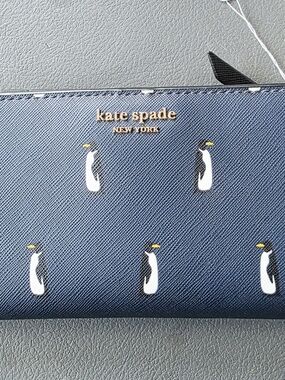 Kate Spade New York Navy Penguin Wallet